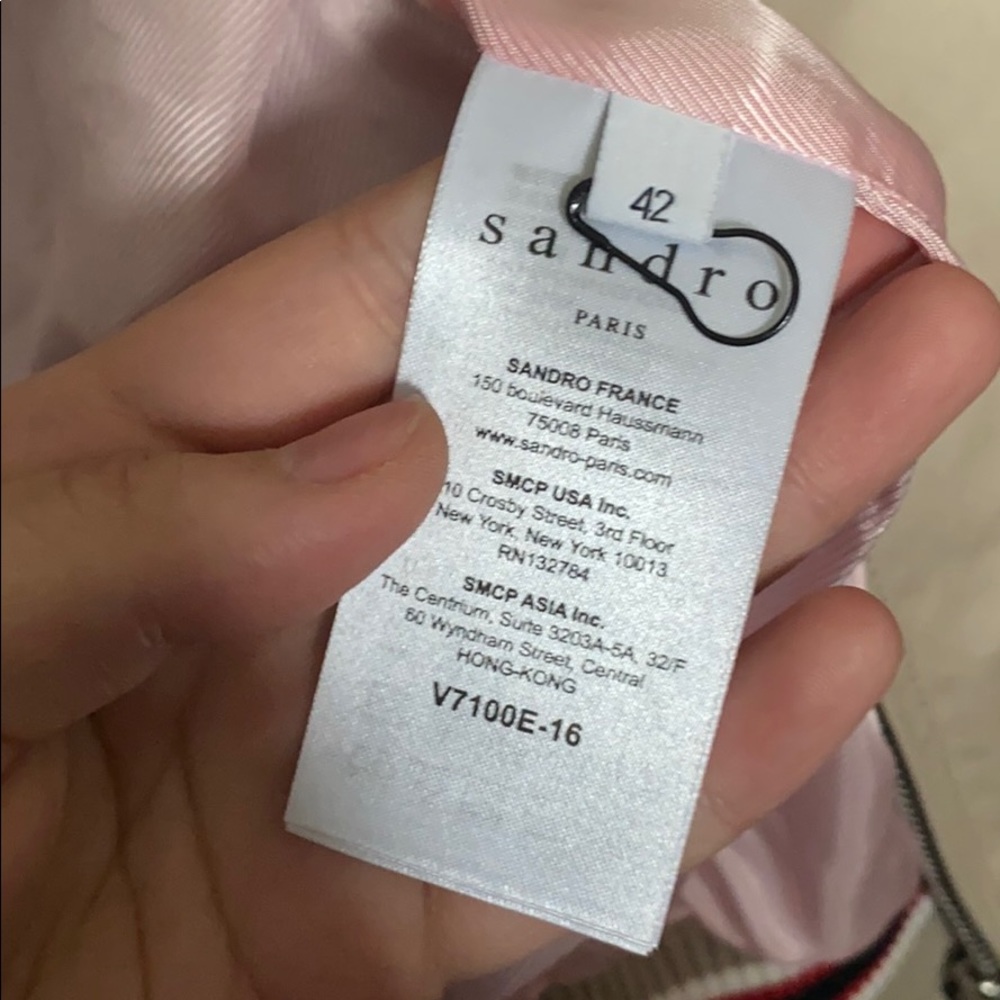 Sandro Varsity Baseball Coat Jacket - image 5